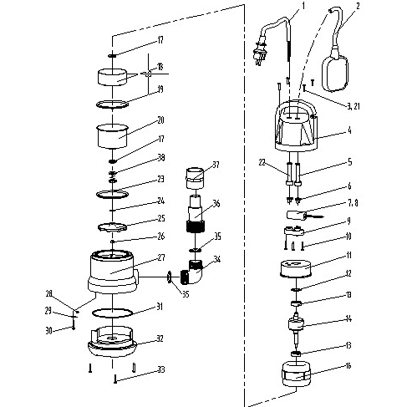 Насос дренажный ЗНПЧ-400