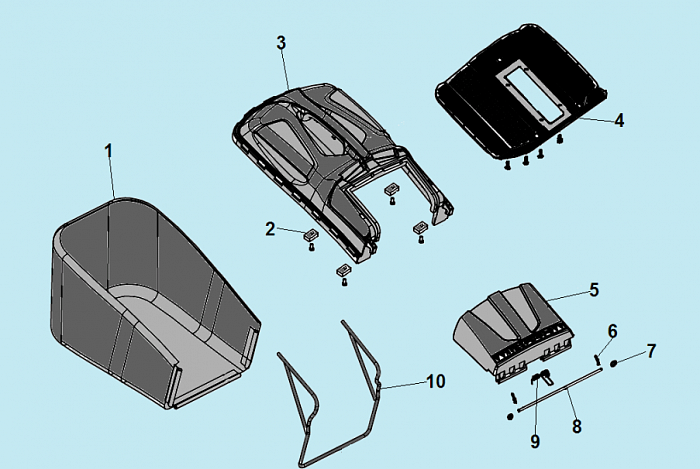 5 ТРАВОСБОРНИК ГАЗОНОКОСИЛКА CHAMPION LM4627